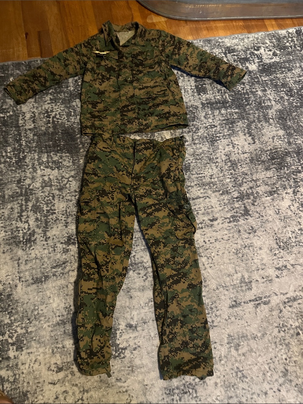 U.S. Army Green and Brown Digital Camo Kids Costume Set